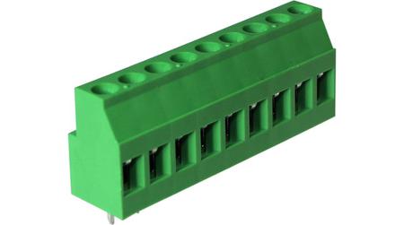 RND-205-00294 RND RND 205 Series PCB Terminal Block, 9-Contact, 5.08mm Pitch, Through Hole Mount, 1-Row, Screw Termination