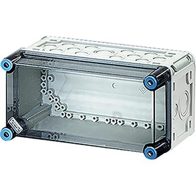 Mi 0100 HENSEL Mi Series Grey Polycarbonate Junction Box, IP66, 170 x 300 x 150mm