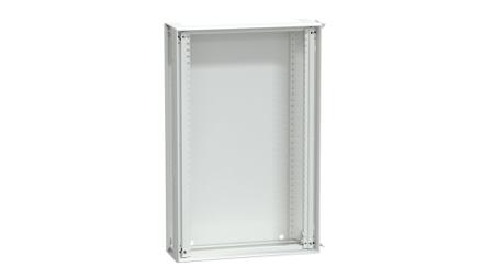LVS08116 Schneider Electric PrismaSeT Series White Sheet Steel Enclosure, IP30, IK07, IK08, 930 x 600 x 205mm