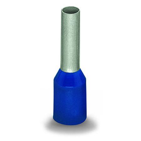216-286 WAGO, 216 Insulated Bootlace Ferrule, 18mm Pin Length, 2.2mm Pin Diameter, Blue