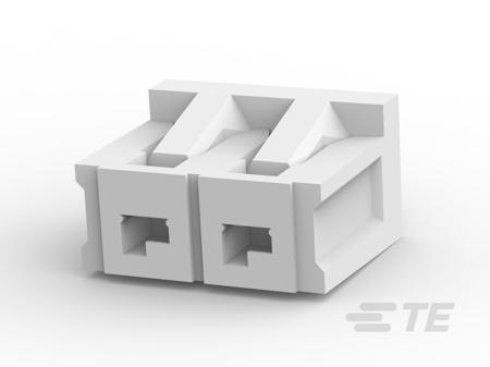 172520-2 TE Connectivity AMP-IN Series Vertical PCB Mount PCB Connector, 2 Contact(s), 2.5mm Pitch, 1 Row(s)