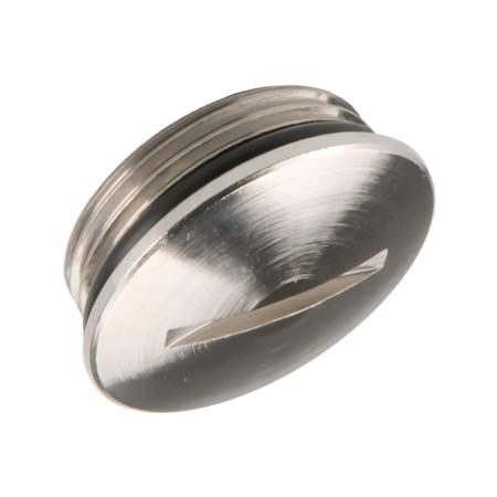 52103135LF Lapp Blanking Plug, M25 x 1.5mm, 28mm Hole Diameter, Nickel Plated Brass, 28mm Diameter, Threaded