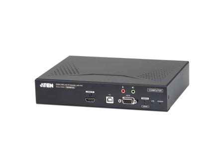KE8952T Aten 11 Port Quad Monitor USB HDMI KVM Switch, 3.5 mm Jack 3840 x 2160 Maximum Resolution