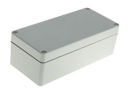 9106210 Rittal GA, Grey Die Cast Aluminium Enclosure, IP66, 57 x 175 x 80mm