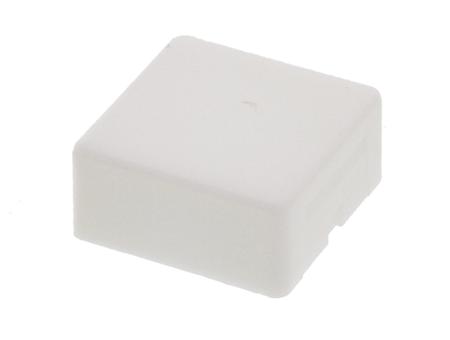 AML51-C10W Indicator Lens Square Style, White, 20.5mm Long