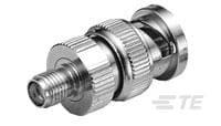 1046274-1 TE Connectivity Straight 50Ω Coaxial Adapter BNC Plug to Female Jack