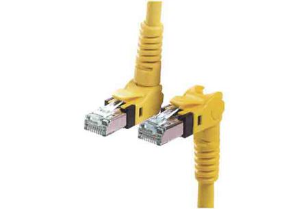 09488585745100 HARTINGVARIOBOOT, 10m Cat6a, Yellow RJ45 to Male RJ45 Male, S/FTP Shielded, Terminated PUR Sheath