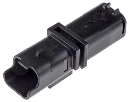 211PL022S0049 Delphi, 211PL Male Connector Housing, 3.33mm Pitch, 2 Way, 1 Row