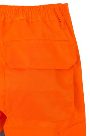 303005_19_L Velilla 303005 Fluorescent Orange Unisex Hi Vis Shorts, 98cm