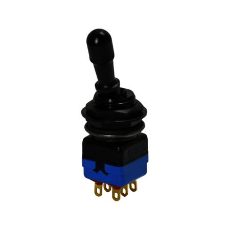 12146AD2GK-2V APEM Toggle Switch, Panel Mount, On-On, DPST, Solder Lug Terminal, 28V dc