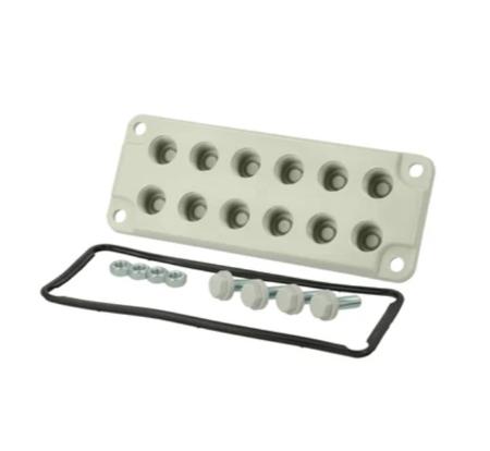 MB 10891 SET Fibox Structural System Cable Management 62mm Internal Width 193mm Internal Height, 216mm L