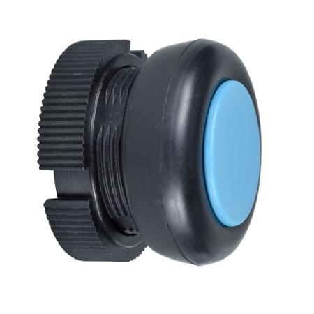 XACA9416 Schneider Electric Harmony XAC Series Blue Front Mounting Push Button Head, 22mm Cutout, IP69
