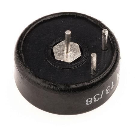 PC910-1K-RS TE Connectivity PC910 Series Through Hole Trimmer Resistor with Pin Terminations, 1kΩ ±20% 1W Top Adjust