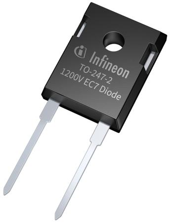 IDWD120E120D7XKSA1 Infineon 1200V 120A, Silicon Junction Rectifier & Schottky Diode, 2-Pin TO-247-2