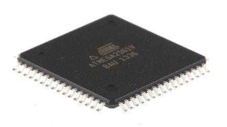 ATMEGA2561V-8AU Microchip , 8bit AVR Microcontroller, 8MHz, 256 kB Flash, 64-Pin TQFP