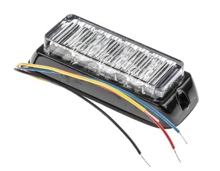 907-5959 LED, Flashing Light Module, Red, Surface Mount, 12/24 V dc