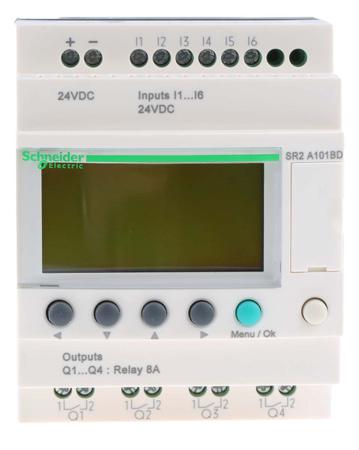 SR2A101BD Schneider Electric Zelio Logic Smart Series Logic Module, 24 V dc Supply, Relay Output, 6-Input, Discrete Input