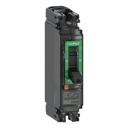 C10F1TM050 Schneider Electric, ComPacT MCCB 1P 50A, Breaking Capacity 18 kA, Fixed Mount