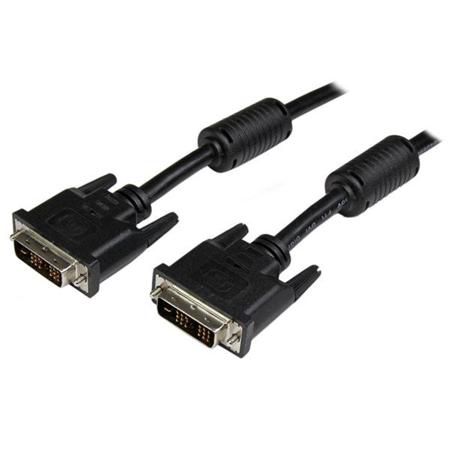 DVIDSMM1M StarTech.com, Male DVI-D Single Link to Male DVI-D Single Link  Cable, 1mBlack sheathAluminium Foil, Braid shielding