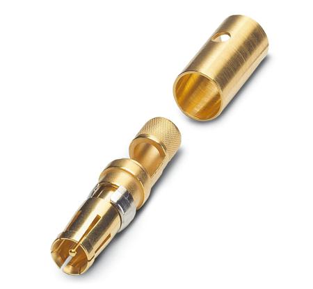 1655580 Phoenix Contact, VS-ST-KX-50-RG58 Series, Female Solder Cup D-Sub Connector Coaxial Contact, Gold Plated, 18 AWG
