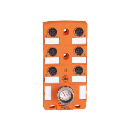 EBC005 ifm electronic EBC Series Sensor Box, M12, 6 port