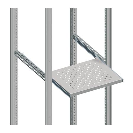 NSYTTG40 Schneider Electric PanelSeT Series Steel Mounting Rail, 600mm W, 400mm D For Use With Electrical Enclosure