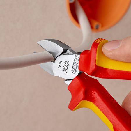 70-06-160-T Knipex Diagonal Type Wire Cutter 160mm overall length