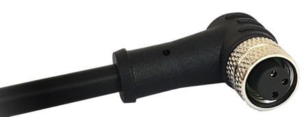 PXPPVC08RAF05BCL010PVC Bulgin Female M8 to Unterminated M8 Sensor Actuator Cable