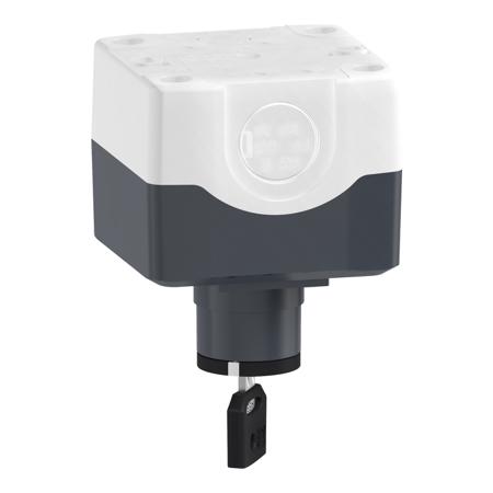 XALD144 Schneider Electric XALD NO Control Station Switch 53mm Dark Grey/Light Grey Polycarbonate 68mm I/O 68mm