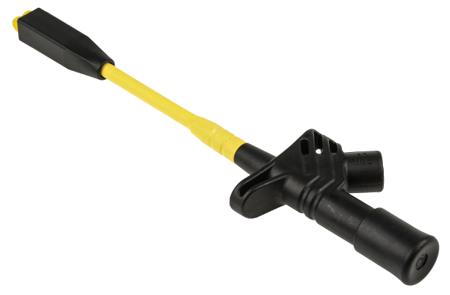 972308100- Hirschmann Test & Measurement Black Grabber Clip with Crocodile Jaws, 20A, 1kV, 4mm Socket