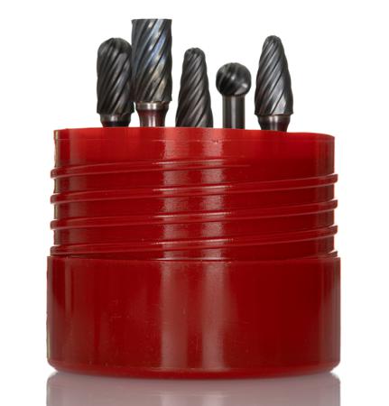 P88003 Dormer Ball, Ball Nosed, Ball Nosed Cone, Cylinder with End Cut, Tree Burr Set, Carbide Blade