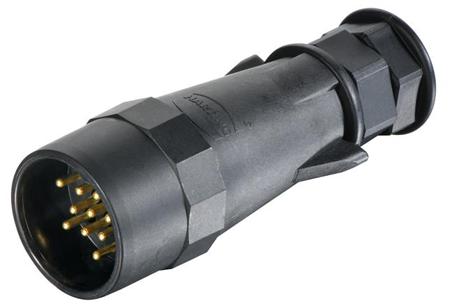09580131011 HARTING Circular Connectors, 13 Contacts, Plug-In, Plug, Male, IP69, HARTING UIC Series