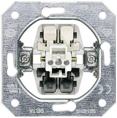 5TA2162-0KK Siemens 1 Way Rocker Switch Grid Module 10A, DELTA Series
