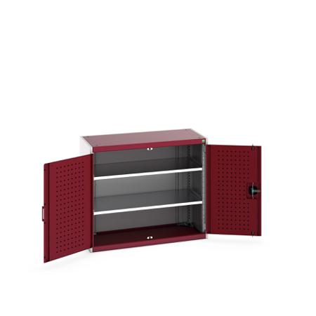 40013077-24V Bott 2 Door Sheet Steel Floor Standing Cupboard, 1050 X 525 X 900mm