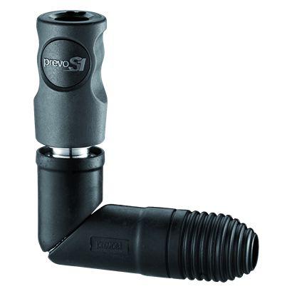 CSI-081102SW PREVOST Composite Body Female Safety Swivel Quick Connect Coupling, G 3/8 Female Female Thread