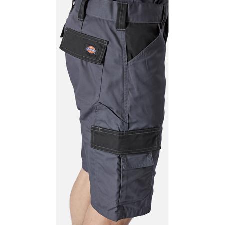 DK0A4XSGC66140 Dickies Everyday Grey/Black 35% Cotton, 65% Polyester Work shorts, 40cm