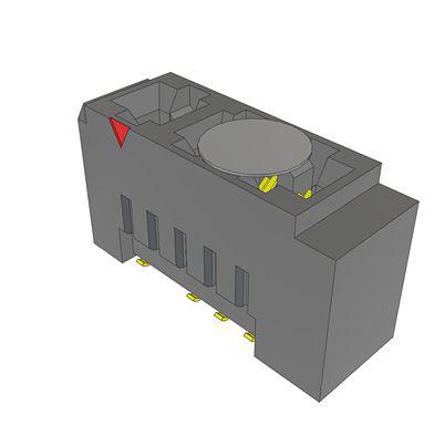 MEC2-05-01-L-DV-WT-K-TR Samtec MEC2 Series Vertical Surface PCB Header, 10 Contact(s), 2 mm Pitch, 2 Row, Shrouded