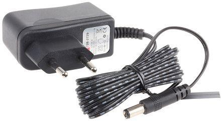 ECP-06-9E RS Pro Plug In Power Supply 9V dc, 670mA Level V 1 Output, 2.1 x 5.5 x 9.5 mm Centre Positive