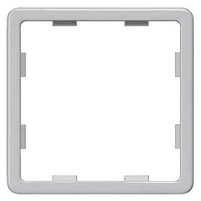 5TG1762 Siemens Silver 1 Gang Cover Plate Thermoplastic Faceplate & Mounting Plate