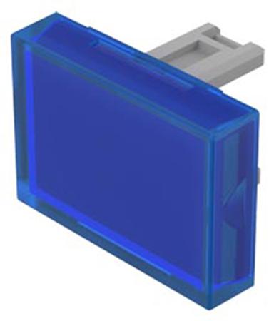 31-903.6 EAO Blue Rectangular Push Button Lens for Use with 31 Series