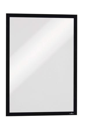 486801 Durable MagneticDURAFRAME® MAGNETIC Black A3 Metal Information Frame, 446mm Height, 325mm Width