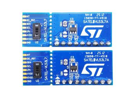 SATEL-VL53L7 STMicroelectronics  FlightSense Breakout Board