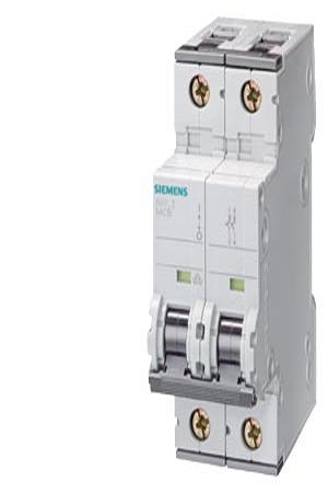 5SY8210-8 Siemens SENTRON 5SY Circuit Breaker, 2P, 10A Curve D, 440V AC, 60V DC, 40 kA Breaking Capacity