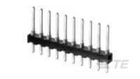 1-825440-6 TE Connectivity AMPMODU Series Vertical Board Mount PCB Header, 32 Contact(s), 2.54mm Pitch, 2 Row(s), Unshrouded