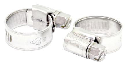 172-0593 RS Pro Stainless Steel Slotted Hex Hose Clip, 12.3mm Band Width, 11mm - 16mm Inside Diameter