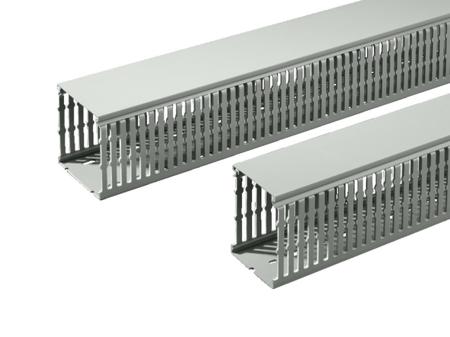 8800750 Rittal Slotted Panel Trunking, W30 mm x