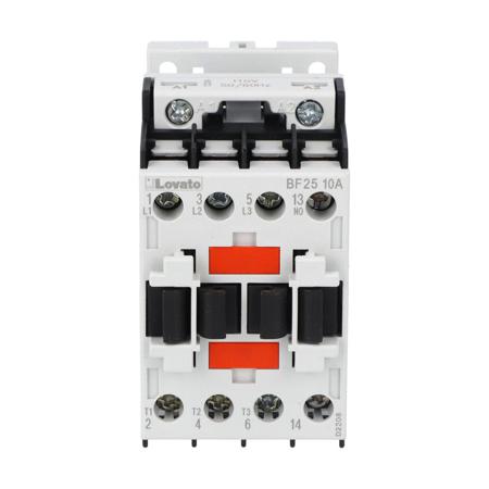 BF2510A024 Lovato BF 3 Pole Contactor, 3NO, 25 A, 11 kW, 24 V ac Coil