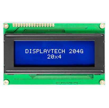 204G CC BC-3LP Displaytech  204G Alphanumeric LCD Display, Yellow-Green on, 2 Rows by 16 Characters, Transmissive