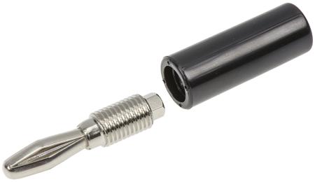 BU-00243-0 Mueller Black Male Banana Plug