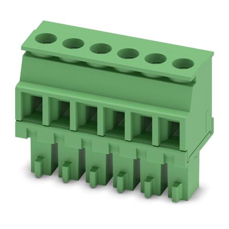 1827169 Phoenix Contact, 3.81mm Pitch, MCVR 1.5/ 6-ST-3.81, 6 Way, , Pluggable Terminal Block, Plug, Cable Mount, Screw